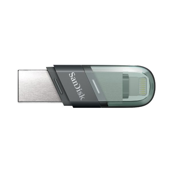 SanDisk iXpand Flash Drive Flip 128GB, Mint color resmi