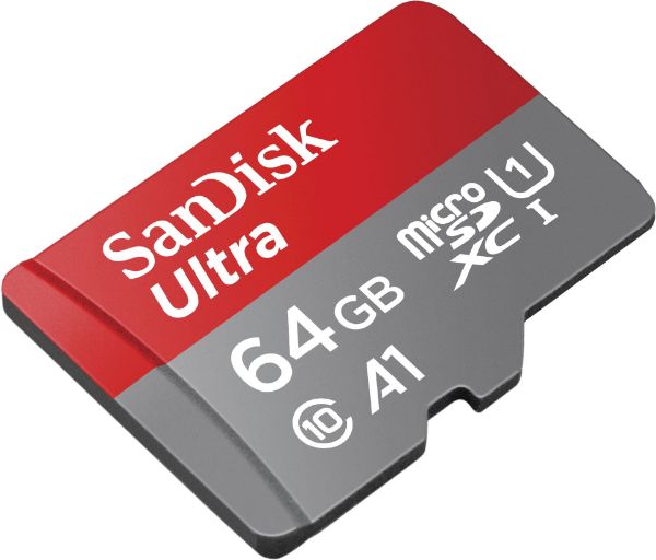 SanDisk Ultra UHS I 64GB MicroSD Card resmi