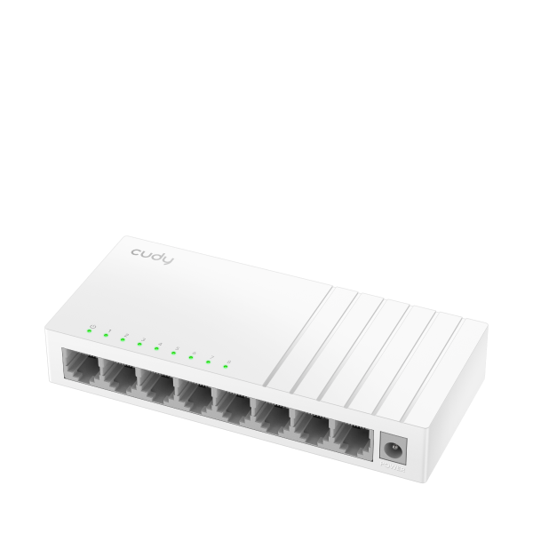 CUDY 8-Port 10/100 Mbps Metal Switch resmi