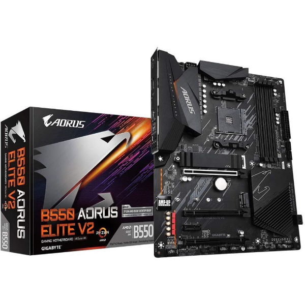 B550-AOR-ELITEV2 4733MHz OC DDR4 AM4 M.2 HDMI DisplayPort ATX Anakart resmi