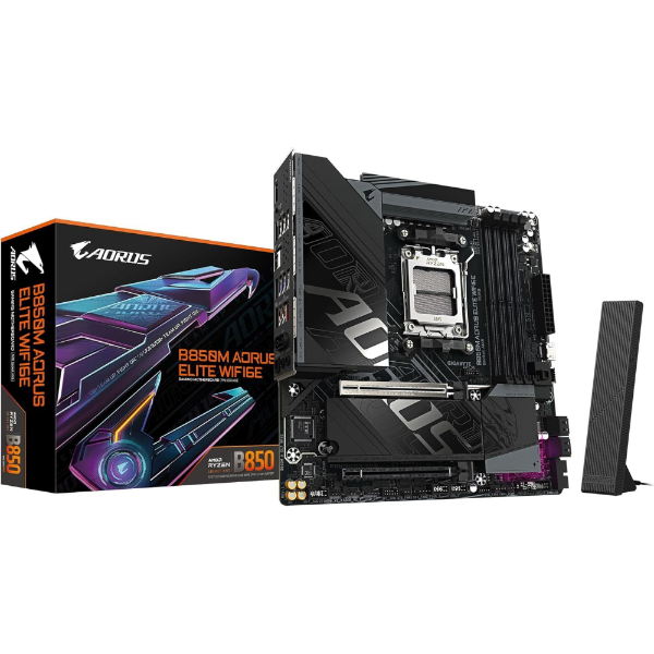 B850M-A-ELITE-WIFI6E 8200MHz OC DDR5 AM5 M.2 HDMI DP Micro-ATX Anakart resmi