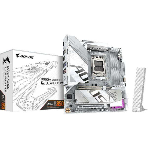 B850M-A-ELTWF6EICE 8200MHz OC DDR5 AM5 M.2 HDMI DP Micro-ATX Anakart resmi