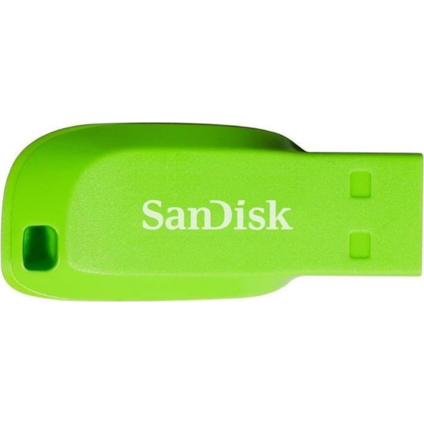 16GB Cruzer Blade USB2.0 Electric Green USB Bellek resmi