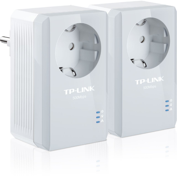 500Mbps Tak-Kullan Enerji Tasarruflu Powerline Adaptör resmi