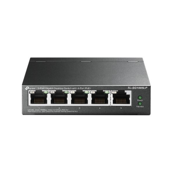 5-Port Gigabit Desktop Switch with 4-Port PoE+ resmi