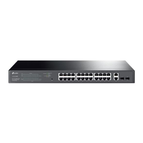 28-Port Gigabit Easy Smart Switch with 24-Port PoE+ resmi