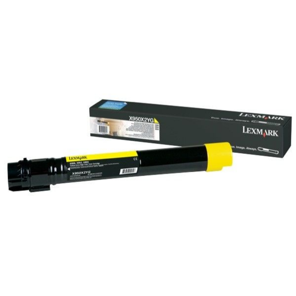 X950DE,X952DE,X954DE Sarı 22000 Sayfa Lazer Toner resmi