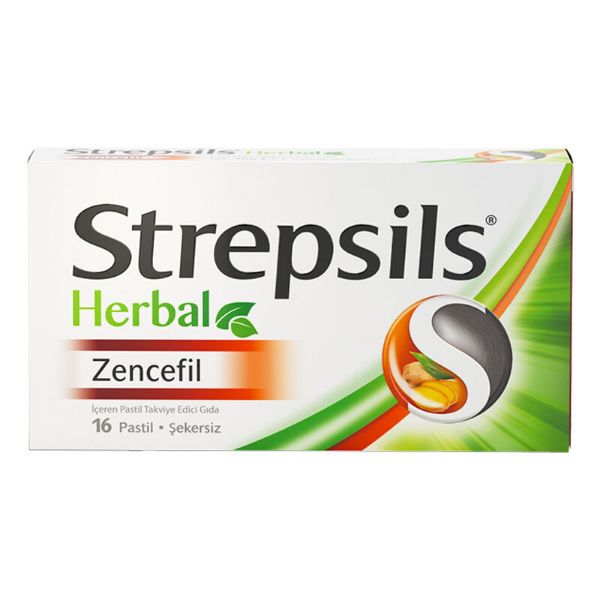 Strepsils Herbal Zencefil 16 Pastil