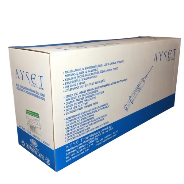 Ayset İnsülin Enjektörü 1 cc - 250'li Kutu