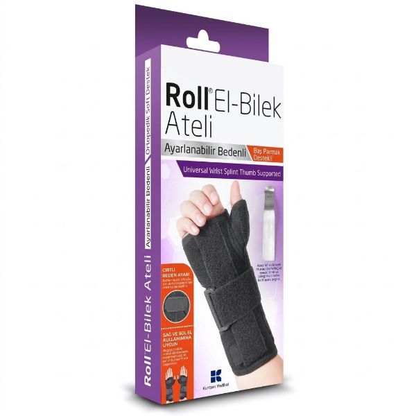 Roll Universal Başparmak Destekli El Bilek Ateli